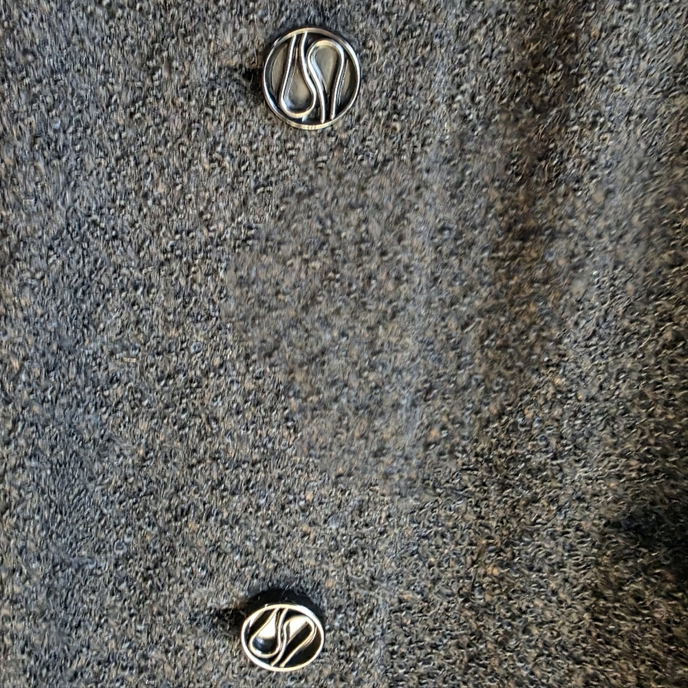 VINTAGE Meri K Wool Boucle Coat - Picture 8 of 11